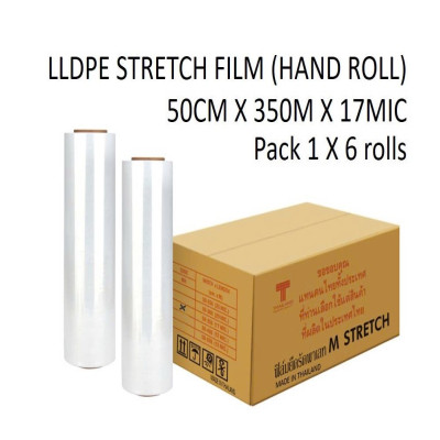MÀNG QUẤN TAY M - STRETCH 500 MM X 17 MIC X 350 M (LÕI 50MM)