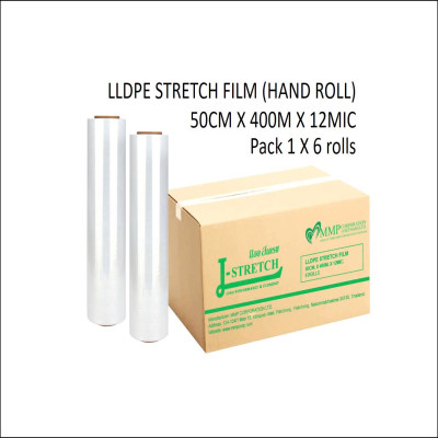 MÀNG QUẤN TAY L - STRETCH 500 MM X 12 MIC X 400 M (LÕI 50MM)